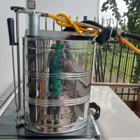 سمپاش دستی تمام استیل کره‌ای در حد نو