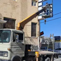 خدمات جرثقیل کفی دار خاور ۳ تن ۵ تن سبددار کرمان