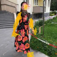لباس مجلسی خاص سایز ۴۰ مزون دوز پارچه ترک