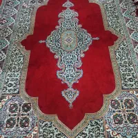 یک جفت فرش لاکی خوش رنگ نخ اصل سنگین وزن