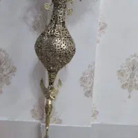 بوفه،ساعت،گلدان برنجی