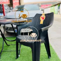 صندلی پلاستیکی  باغی کافه طرح ابان