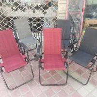 صندلی تاشو مقاوم ۸ فنره فوم دار جالیوانی کاوردار