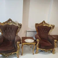 مبل استیل ۹ نفره منبت‌کار شده