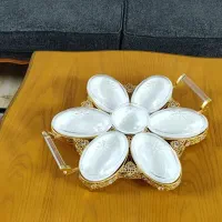 ظرف دکوری اردو خوری آبکاری طلا وارداتی
