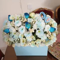 سبد گل طبیعی تازه