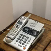 تلفن بی سیم پاناسونیک نقره ای اصل ژاپن