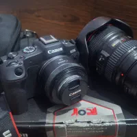 دوربین canon R8 به همراه دو عدد لنز و مانت تبدیل