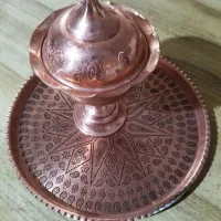 آجیل خوری و سینی مسی