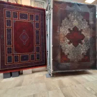 فرش مشکی زرشکی هخامنش ۱۲۰۰ شانه اکرولیک