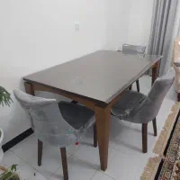 میز نهارخوری ۶ نفره چوب راش