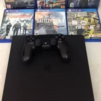 Ps4 slim 1tb + 6 Disc Bazi|کنسول، بازی ویدئویی و آنلاین|کرج, جهانشهر|دیوار
