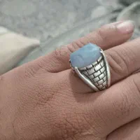 انگشتر عقیق کبود