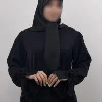 مانتو عبایی آستین پاپیونی