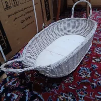 سبد حصیری بزرگ