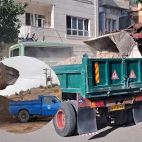 حمل نخاله ومصالح ماسه شن پوکه آهک مخلوط خاک باغچه