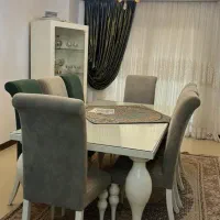 صندلی ۸ نفره در حد نو ،فروش به دلیل جا به جایی