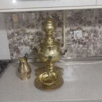 سماور برنجی ۶ لیتری کاملا نو