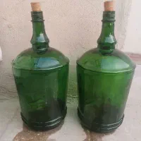 بطری شیشه ای ۶ لیتری با چوب پنبه