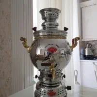 سماور گازی نو آکبند برند یوسفیان قوری چینی