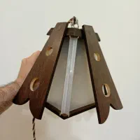لوستر آویز تک شعله mdf