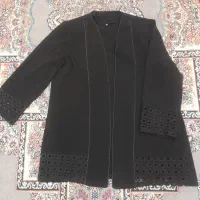 مانتو مشکی سایز ۳۸ تا ۴۲
