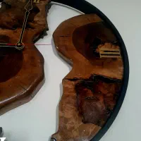 ساعت دیواری چوبی