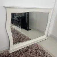 آینه بزرگ مستطیل با چوب