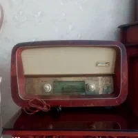 رادیو لامپی چوبی درحدنوRFT المینوآلمان آنتیک قدیمی