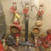 تاسیسات موتورخانه نصب شیرالات رادیاتور