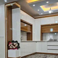 کابینت .کمد دیواری . درب چوبی