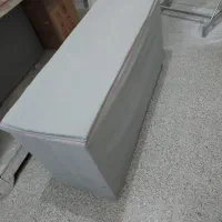 نیمکت چوبی با روکش پارچه ای