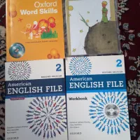 کتاب American English file و word skill نو