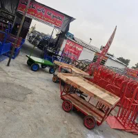 (گاری طبق دار)چهار چرخ دستی میوه و کاسبی باطبق چوب