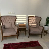 مبل مبل راحتی۸نفره،دوکاناپه تخت‌خواب‌شو چوب راش