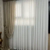 پرده پذیرایی به همراه قاب و یالان
