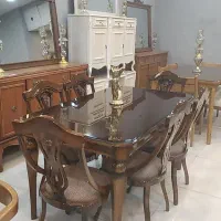 میز ناهارخوری ۶ نفره/بدون واسطه/براق