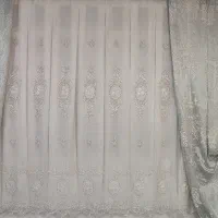 پرده گل برجسته