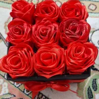 گل ربانی|گل مصنوعی|اصفهان, باتون|دیوار