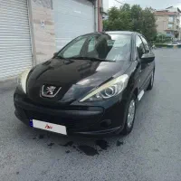 پژو 207  مشکی 1400 دنده ای سقف فلز