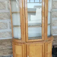 بوفه چوبی،ویترین