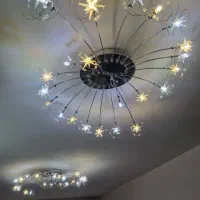 لوستر ۲۲ شاخه لامپ سوزنی مدرن