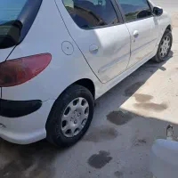 پژو ۲۰۶ تیپ ۲ شاسیا سالم رنگ سفید