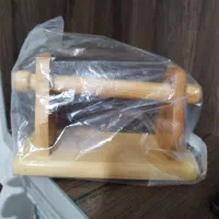 جا دستمال توالت چوبی نونو
