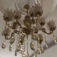 لوسترشش شاخه دوازده شعله برنزاصل قیمت کارخانه