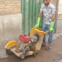 کرگیری/ کاتربرش آسفالت/ کاشت میلگرد