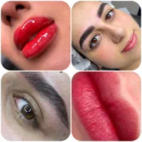 میکروبلدینگ ابرو و شیدینگ لب 40 دقیقه