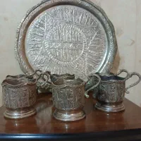 انگاره انگاره مسی سینی قندون مسی ست کامل انگاره