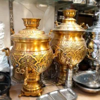 سماور بزرگ هیتی  ۴۰ و ۵۰ لیتری گازی و ذغالی زغالی