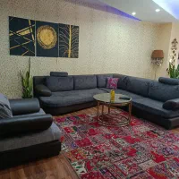 مبل ال طوسی شرکتی و ست نهارخوری برندپارسا تختشو